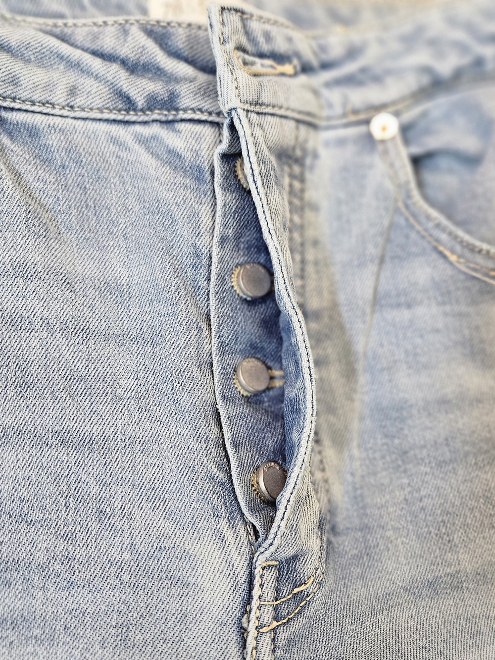 78 & Sunny Cropped Wide Leg Jeans – Women's Size 8 | Light Wash - Picture 6 of 8